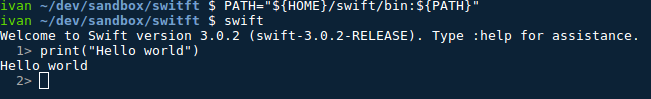 Hello world in a REPL doesn't count